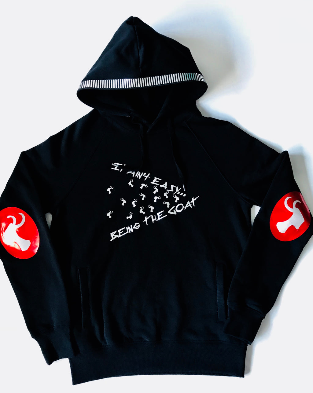 Elbow patch GOAT hoodie